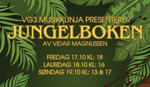 Plakaten til oppsetningen av Jungelboka